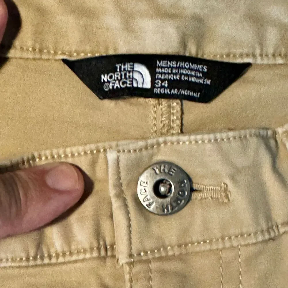 The North Face Tan Stretch Chino Pants. Size 34.